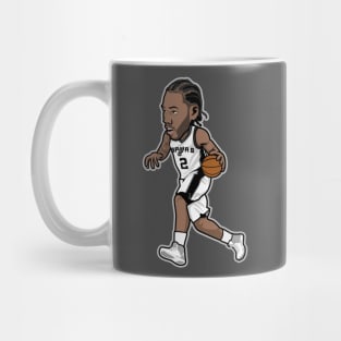 Kawhi Leonard Cartoon Fan Mug